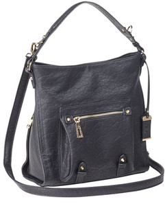 Bulldog BDP053 Hobo Purse w/Holster Black Leather Most Sm Pistols & Revolvers Right Hand (WR0QT)