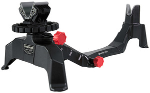Birchwood Casey CSR Foxtrot Shooting Rest Black Non-Marring Material/Red Accents, Adjustable Elevation, Removeable Center Section for Pistols & Rifles                                                   (9VSPZ)