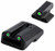 TruGlo TGTG231N3 Tritium  Black | Green Tritium Front Sight Green Tritium Rear Sight (9075P)