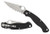 Spyderco C36GP2 Military 2  4" Folding Plain Stonewashed CPM S30V SS Blade/Black Textured G10 Handle Includes Pocket Clip                                                                                (QZN6V)