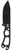 Ka-Bar BK11 Becker Necker 3.25" Fixed Drop Point Plain Black 1095 Cro-Van Blade, Black 1095 Cro-Van Handle, Includes Sheath                                                                              (IG3LZ)