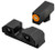 XS Sights GLR201P6N R3D 2.0 Night Sights fits Glock  Black | Green Tritium Orange Outline Front Sight Green Tritium  Rear Sight                                                                          (USA2Y)