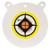 EZAim 15600 Hardrock 10 AR500 Steel Gong Shooting Target .50 Thickness White Yellow Black (HU1X0)
