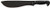 Ka-Bar 1248 Cutlass  11" SK-5 Steel Blade/Black TPR Handle 16.50" Long Includes Sheath                                                                                                                   (LCR6E)