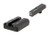 TruGlo TG13TA2A TFX  Black | Green Tritium & Fiber Optic White Outline Front Sight Green Tritium & Fiber Optic Rear Sight (2QDED)