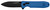 S.O.G SOG12610657 Pentagon XR LTE 3.60" Folding Spear Point TiNi Cryo CTS XHP Blade/Blue G10 Handle Includes Belt Clip                                                                                   (U8O0I)