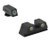 Meprolight USA 102203201 Tru-Dot  Green Tritium White Outline Front Sight-Yellow Tritium White Outline Rear Sight Glock 42/43/43X/48 (NVV6A)
