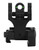 Troy Ind SSIGFBSRTBT00 Tritium Rear Folding BattleSight Round  Black Hardcoat Anodized for AR-15                                                                                                         (SAI88)