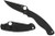 Spyderco C36GPBK2 Military 2  4" Folding Plain Black DLC CPM S30V SS Blade/ Black Textured G10 Handle Includes Pocket Clip                                                                               (1IG6Q)