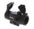 TruGlo TG-TG8230B Triton  Black Anodized 1x 30mm 5 MOA Illuminated Tri-Color Dot Reticle Clamshell Packaging (PWCJX)