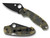 Spyderco C223GPCMOBK Para 3  2.95" Folding Drop Point Plain Black DLC CPM S30V SS Blade Camo G10 Handle Includes Pocket Clip                                                                             (VOWUY)