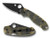 Spyderco C223GPCMOBK Para 3  2.95" Folding Drop Point Plain Black DLC CPM S30V SS Blade Camo G10 Handle Includes Pocket Clip                                                                             (VOWUY)