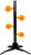 Birchwood Casey 47421 World of Targets Dueling Tree 3.50" Rimfire Pistol/Rifle Orange/Yellow Steel Circle w/Crosshair & Diamond                                                                          (FUAYF)