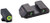 AmeriGlo GL822 Trooper Sight Set for Glock  Green Tritium LumiGreen Outline Front Sight-Green Tritium Black Outline Rear Sight (RA7CI)