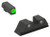 Meprolight USA 402243111 Hyper-Bright  Green Tritium Green Outline Front Sight-Green Tritium Black Outline Rear Sight Glock 17/17L/19/22                                                                 (D4I4N)