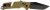 S.O.G SOG11121241 Trident AT 3.70" Folding Tanto Plain Black TiNi Cryo D2 Steel Blade, Flat Dark Earth Textured GRN Handle, Peg Box Pkg                                                                  (BZGDX)