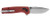 S.O.G SOGTM1023CP Terminus XR 2.95" Folding Clip Point Plain Stonewashed D2 Steel Blade Crimson Textured G10 Handle Includes Pocket Clip                                                                 (PDDEK)