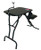 Birchwood Casey MSB100 Ultra Steady Shooting Bench Black Steel, Folding Seat, Pockets & Adjustable Rubber Coated Gun Rest 21" W x 28" L                                                                  (AB1AX)