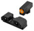 XS Sights GLR203P6N R3D 2.0 Night Sights fits Glock  Black | Green Tritium Orange Outline Front Sight Green Tritium  Rear Sight                                                                          (R4FBA)