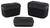 US PeaceKeeper P25020 Gear/Ammo Case  Black EVA Denier Nylon *Set of 3                                                                                                                                   (1QN5P)