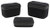 US PeaceKeeper P25020 Gear/Ammo Case  Black EVA Denier Nylon *Set of 3                                                                                                                                   (1QN5P)