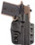 DeSantis Gunhide D94KA8WZ0 Cazzuto  OWB Black Kydex Paddle Fits Springfield Prodigy w/wo Red Dot Fits 4.25-5" Barrel Right Hand                                                                          (7UUE4)