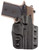DeSantis Gunhide D94KA8WZ0 Cazzuto  OWB Black Kydex Paddle Fits Springfield Prodigy w/wo Red Dot Fits 4.25-5" Barrel Right Hand                                                                          (7UUE4)