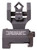 Troy Ind SSIGFBSTTBT00 Tritium Rear Folding BattleSight Round  Black Hardcoat Anodized Folding for AR-15                                                                                                 (2VV0I)