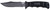 S.O.G SOGM37NCP Seal Pup  4.75" Fixed Clip Point Part Serrated Powder Coated AUS-8A SS Blade Black w/Raised Diamond Pattern GRN Handle Includes Lanyard/Sheath                                           (9PDEE)