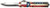 Templar Knife MZTX321 Premium Weighted Slim 3.16" OTF Drop Point Plain Black Oxide Stonewashed Powdered D2 Steel Blade/4.93" Red/White/Blue w/"The LONE STAR State" Aluminum Zinc Alloy Handle           (EGEYJ)