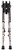 Harris Bipods 25C Swivel 25C Swivel Stud, 13.50"-27", Kryptek Highlander Steel/Aluminum, Rubber Feet                                                                                                     (Q2IJI)