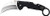 Cold Steel CS22KFS Tiger Claw  3.50" Folding Hawkbill Serrated Stonewashed American S35VN Blade/6" Matte Black w/Ring G10 Handle Includes Belt Clip                                                      (77IJB)