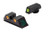 Meprolight USA 102243301 Tru-Dot  Green Tritium White Outline Front Sight-Orange Tritium White Outline Rear Sight Glock 17/19/22/23 (FLUVF)
