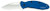 Kershaw 1620NB Scallion  2.40" Folding Drop Point Plain Bead Blasted 420HC SS Blade Navy Blue Anodized Aluminum Handle Includes Pocket Clip                                                              (64A0N)