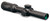 Konus 7184 KonusPro M-30 Matte Black 1-4x 24mm 30mm Tube Illuminated Dual Blue/Red Circle Dot Reticle (16KDM)