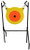 Birchwood Casey 47330 World of Targets Boomslang Pistol/Rifle Orange/Yellow AR500 Steel Gong Standing Includes Gong/Metal Stand                                                                          (BINPZ)