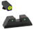 AmeriGlo GL820 Trooper Sight Set for Glock  Green Tritium Lumigreen Outline Front Sight-Green Tritium Black Outline Rear Sight (IGUKJ)