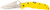 Spyderco C91SYL2 Pacific Salt 2 3.78" Folding Serrated Stonewashed H2 Steel/Blade Yellow FRN Handle                                                                                                      (TGJPV)