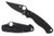 Spyderco C81GPBK2 Para Military 2  3.42" Folding Plain Black DLC CPM S45VN SS Blade/Black Textured G10 Handle Includes Pocket Clip                                                                       (8WL2G)