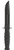 Ka-Bar 1256 Fighting/Utility  5.25" Fixed Clip Point Plain Black 1095 Cro-Van Blade, Black Kraton G Handle, Includes Sheath                                                                              (3FNKJ)