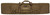 GPS Bags DRC55FDE Double Rifle Case Flat Dark Earth 600D Polyester w/ 2 Padded Pistol Sleeves MOLLE Webbing & Lockable Zippers (3KSX6)