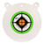 EZAim 15599 Hardrock 12 AR500 Steel Gong Shooting Target .38 Thickness Black Green White (HUUUE)