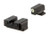 TruGlo TG231S2W Tritium Pro  Black | Green Tritium White Outline Front Sight Green Tritium Rear Sight                                                                                                    (3WFYE)