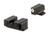 TruGlo TG231S2W Tritium Pro  Black | Green Tritium White Outline Front Sight Green Tritium Rear Sight                                                                                                    (3WFYE)