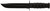 Ka-Bar 1211 Fighting/Utility  7" Fixed Clip Point Plain Black 1095 Cro-Van Blade, Black Kraton G Handle, Includes Sheath                                                                                 (IW98X)