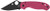 Spyderco C223PNBK Para 3 Lightweight Breast Cancer EDC 2.93" Folding Plain Black DLC BD1N SS Blade, Pink Textured FRN Handle                                                                             (08NH8)