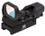 NcStar D4RGB Red & Green Four Reticle Reflex Optic  Black Anodized 1 x 0.95"x 1.34" 3 MOA Red/Green Dot Multi Reticle                                                                                    (OVA8Z)