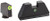 AmeriGlo GL391 Optic Compatible Sight Set for Glock  XL Tall Green Tritium LumiGreen Outline Front Sight-Green Tritium  Rear Sight (C7SKL)