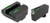 TruGlo TG13GL4A TFX  Low Suppressor Height Black Green Tritium & Fiber Optic White Outline Front Sight Green Tritium & Fiber Optic Rear Sight Compatible with Glock (Excludes MOS) (JINZ8)