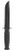 Ka-Bar 1257 Short Fight/Utility 5.25" Fixed Clip Point Part Serrated Black 1095 Cro-Van Blade, Black Kraton G Handle, Includes Sheath                                                                    (1EF7Y)